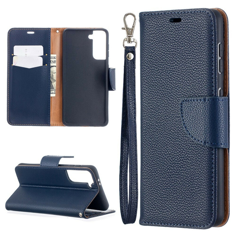 Samsung Galaxy S21 5G Case Lychee Aba oblíqua de Lychee Samsung Galaxy S21 5G Case Lychee Aba oblíqua de Lychee