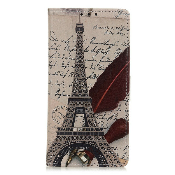 Samsung Galaxy A52 5G Case Poeta da Torre Eiffel