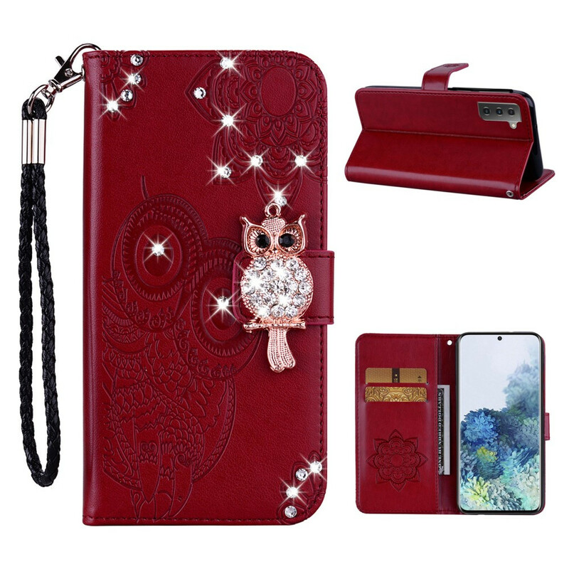 Samsung Galaxy S21 5G Case Mandala Owl e Charme