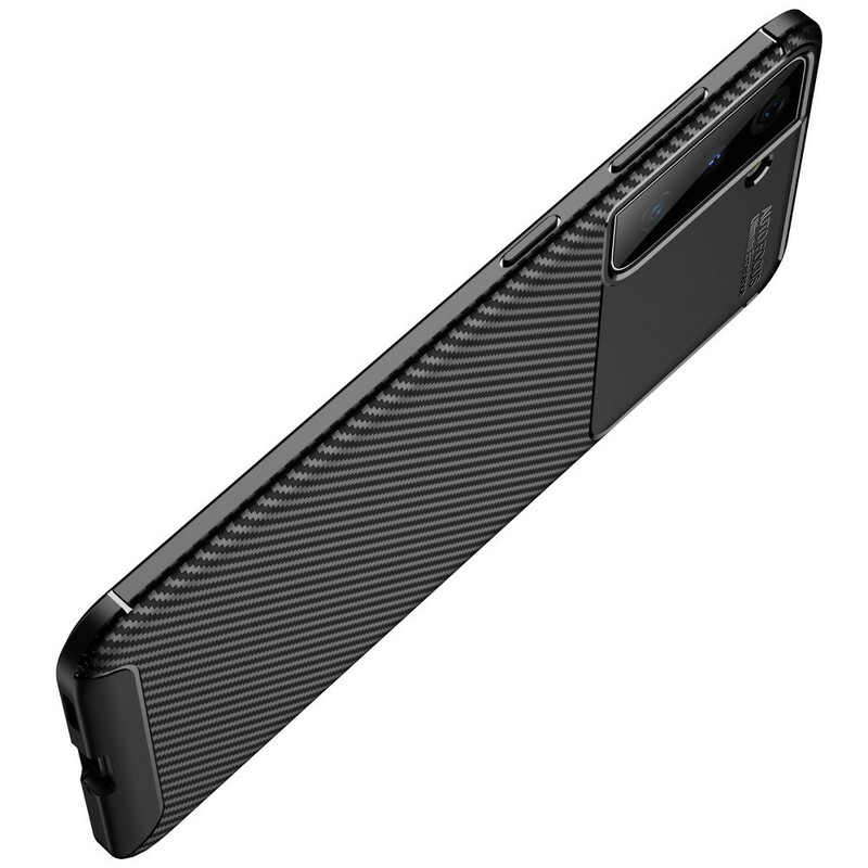 Samsung Galaxy S21 5G Capa de Fibra de Carbono de Textura Flexível