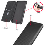 Tampa Flip Cover Samsung Galaxy S21 5G Fibra de Carbono