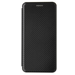 Tampa Flip Cover Samsung Galaxy S21 5G Fibra de Carbono