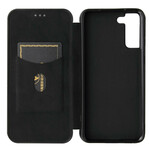 Tampa Flip Cover Samsung Galaxy S21 5G Fibra de Carbono