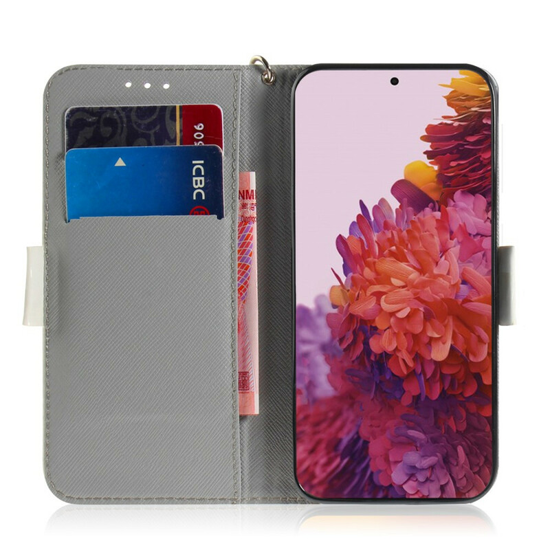 Samsung Galaxy S21 Ultra 5G Capa de cinta floral