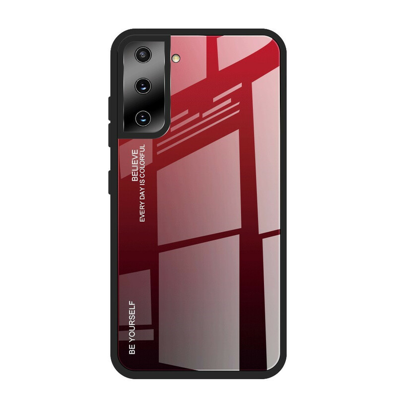 Samsung Galaxy S21 5G Capa de vidro temperado Be Yourself